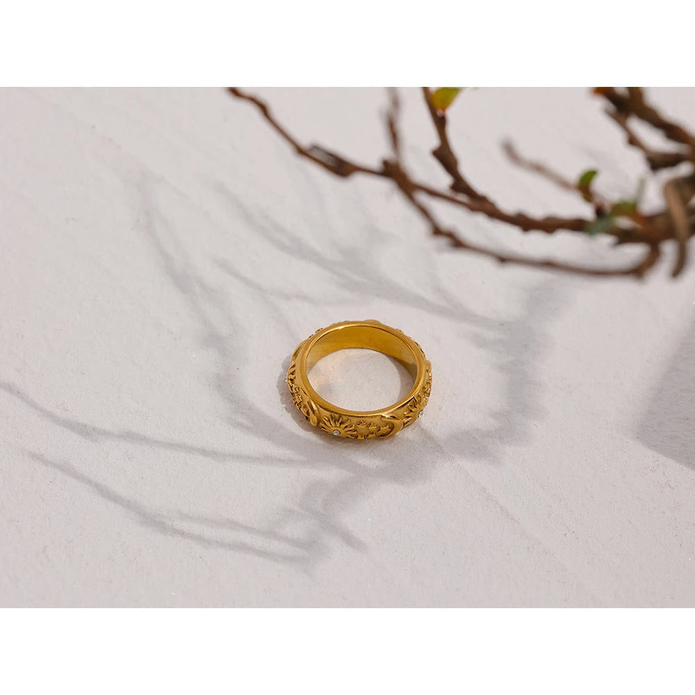Celestial Gold Ring Margot