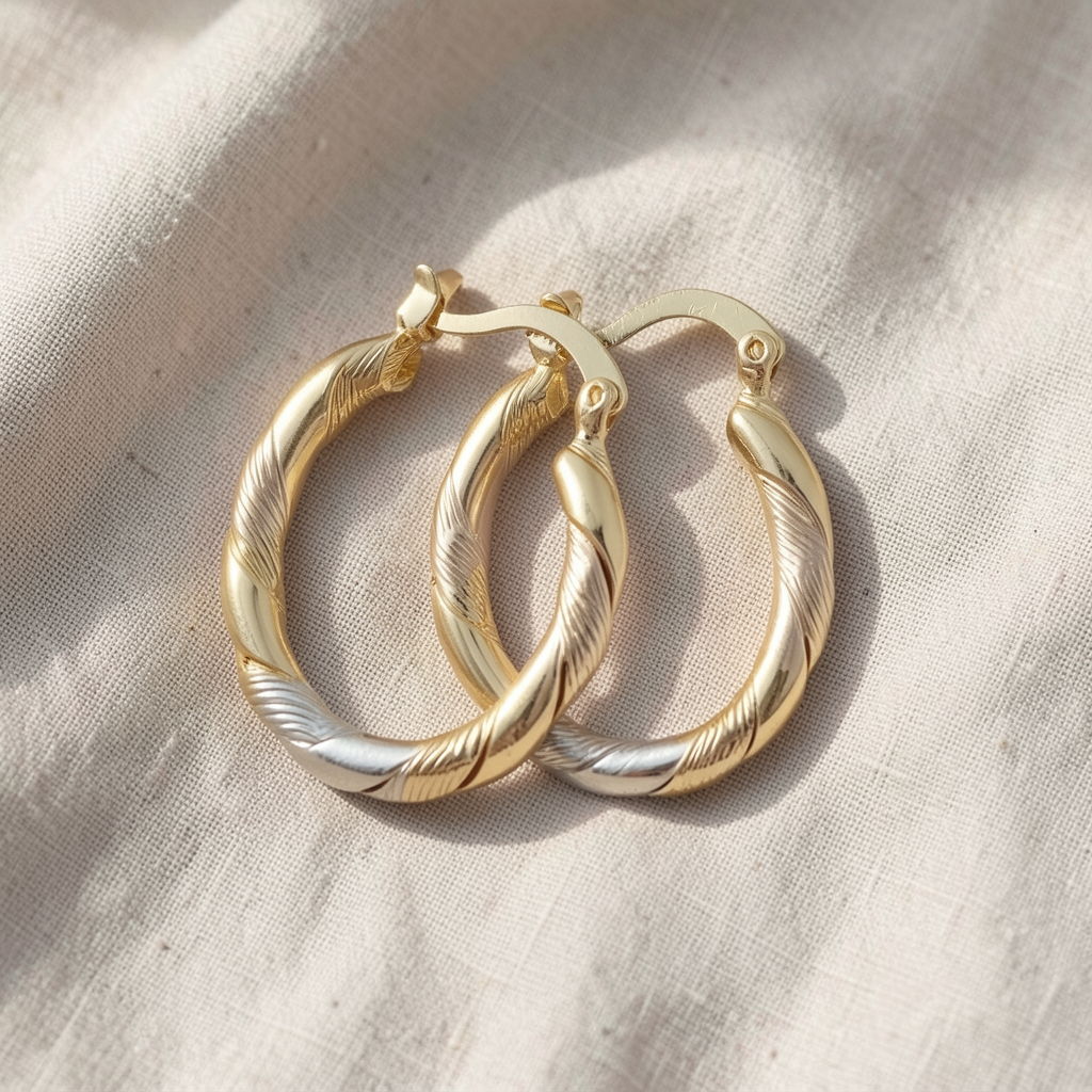 Classic Gold Hoop Earrings Margot