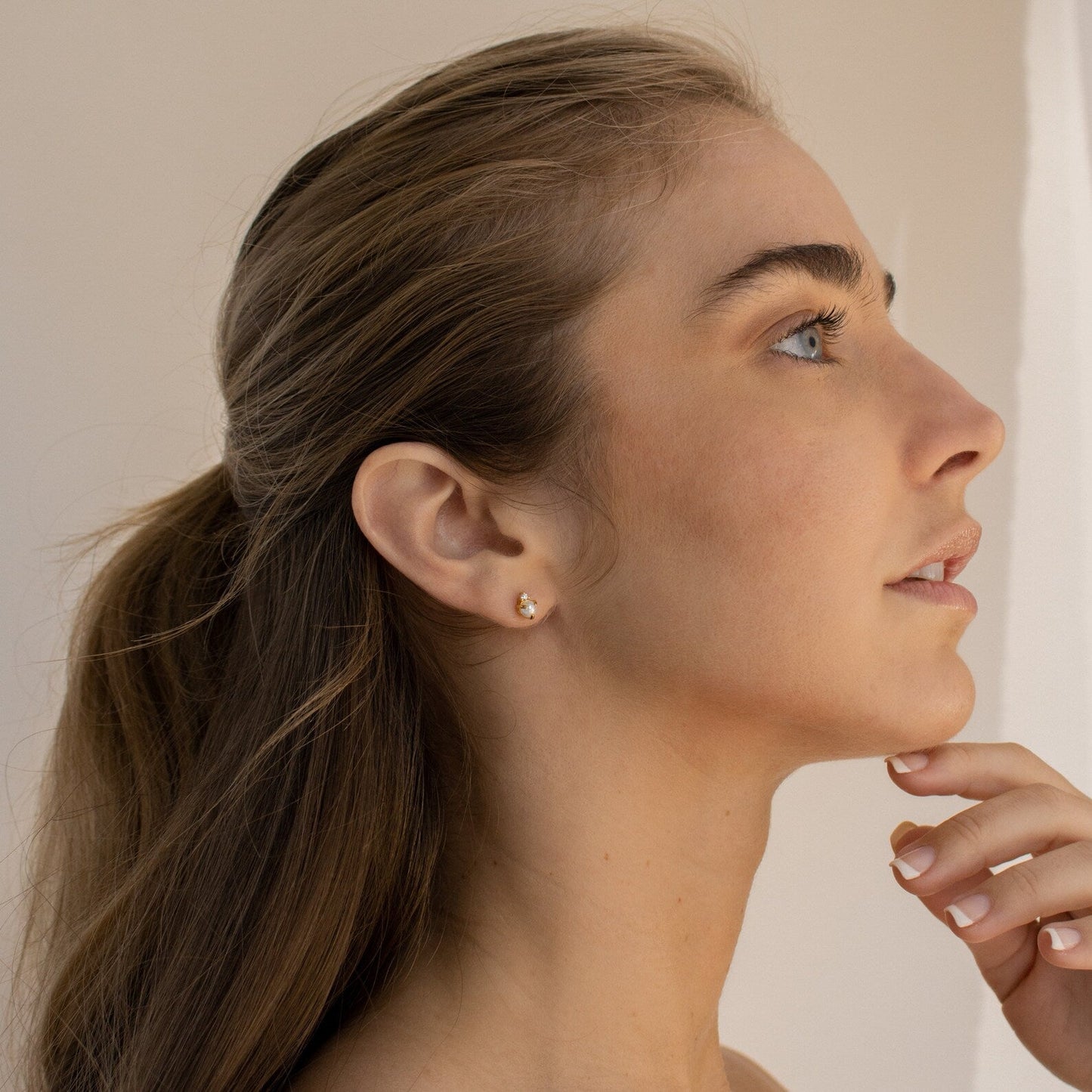 Contemporary Pearl Earrings Margot