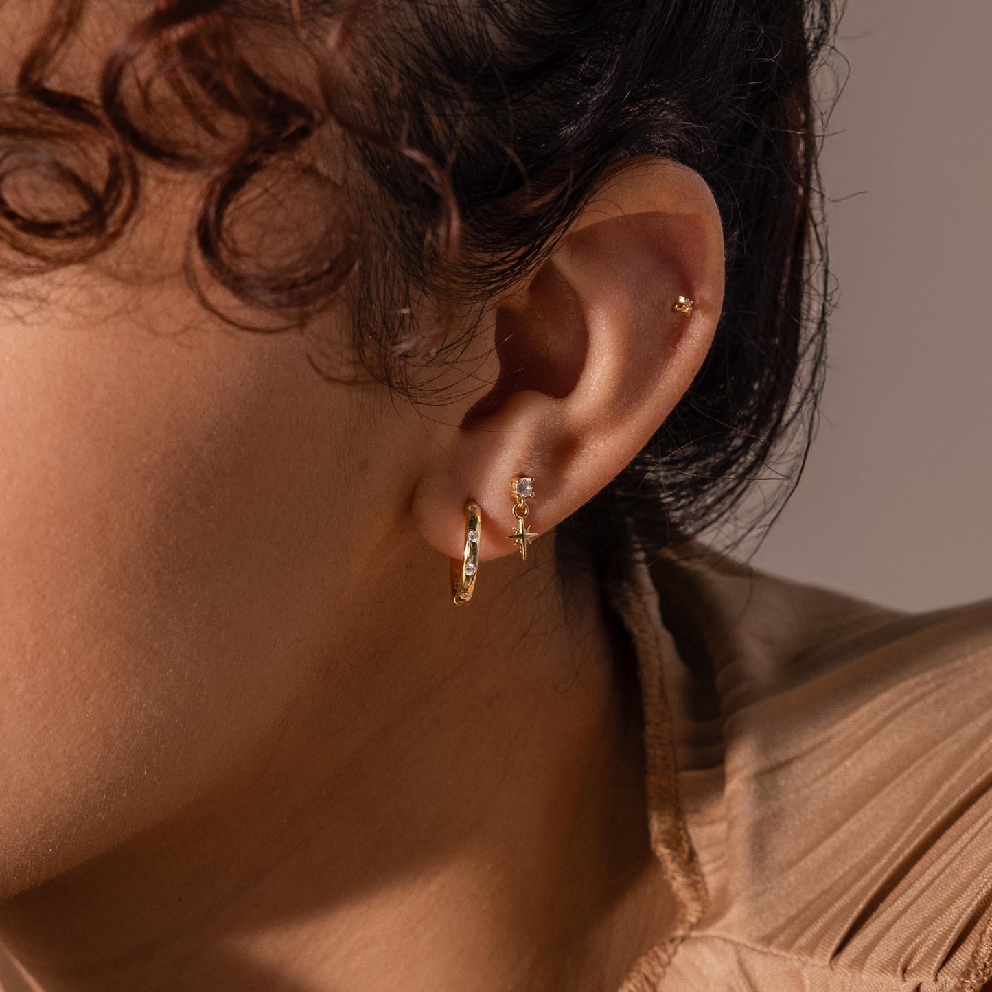 Cosmic Star Stud Earrings Margot