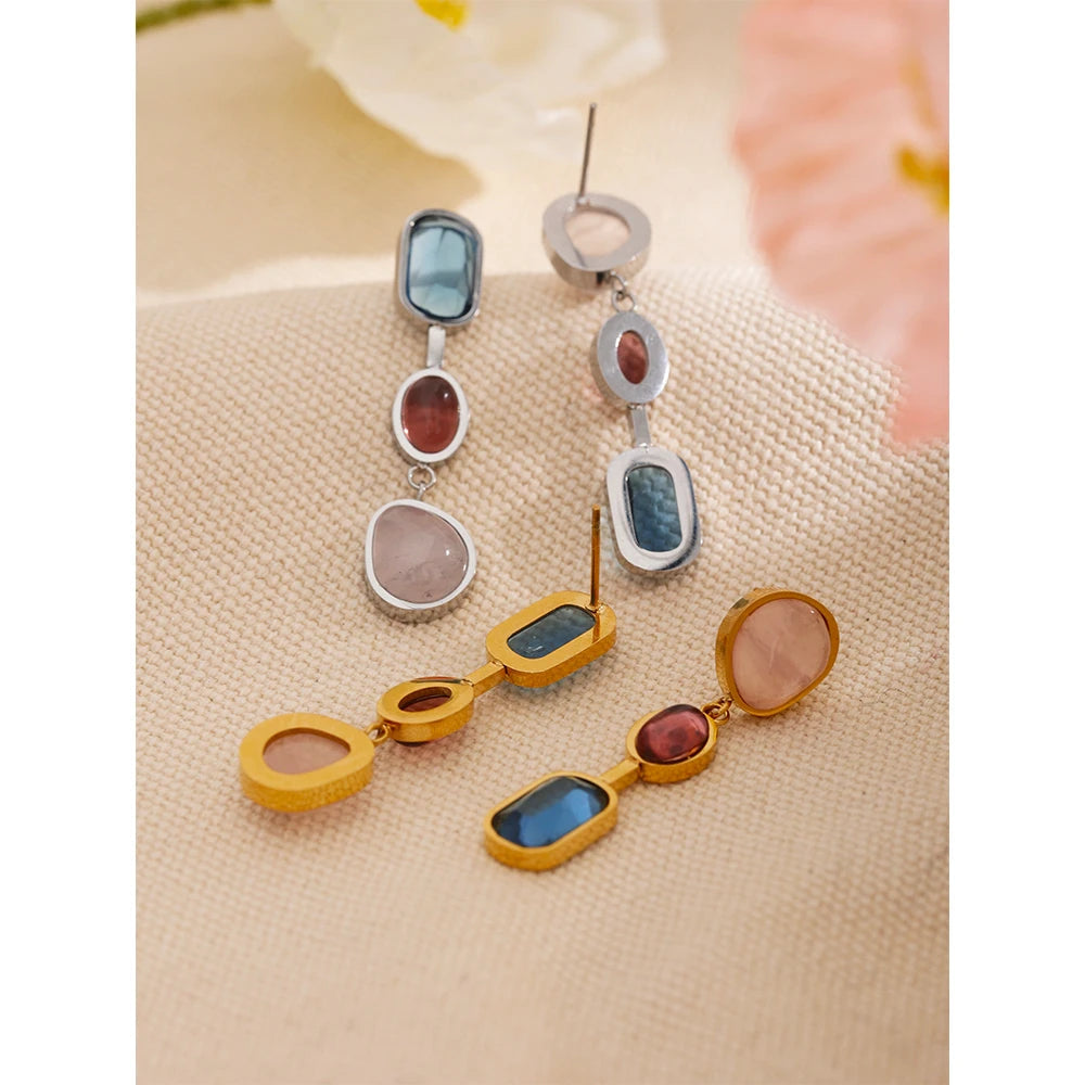 Geometric Gold Earrings Margot