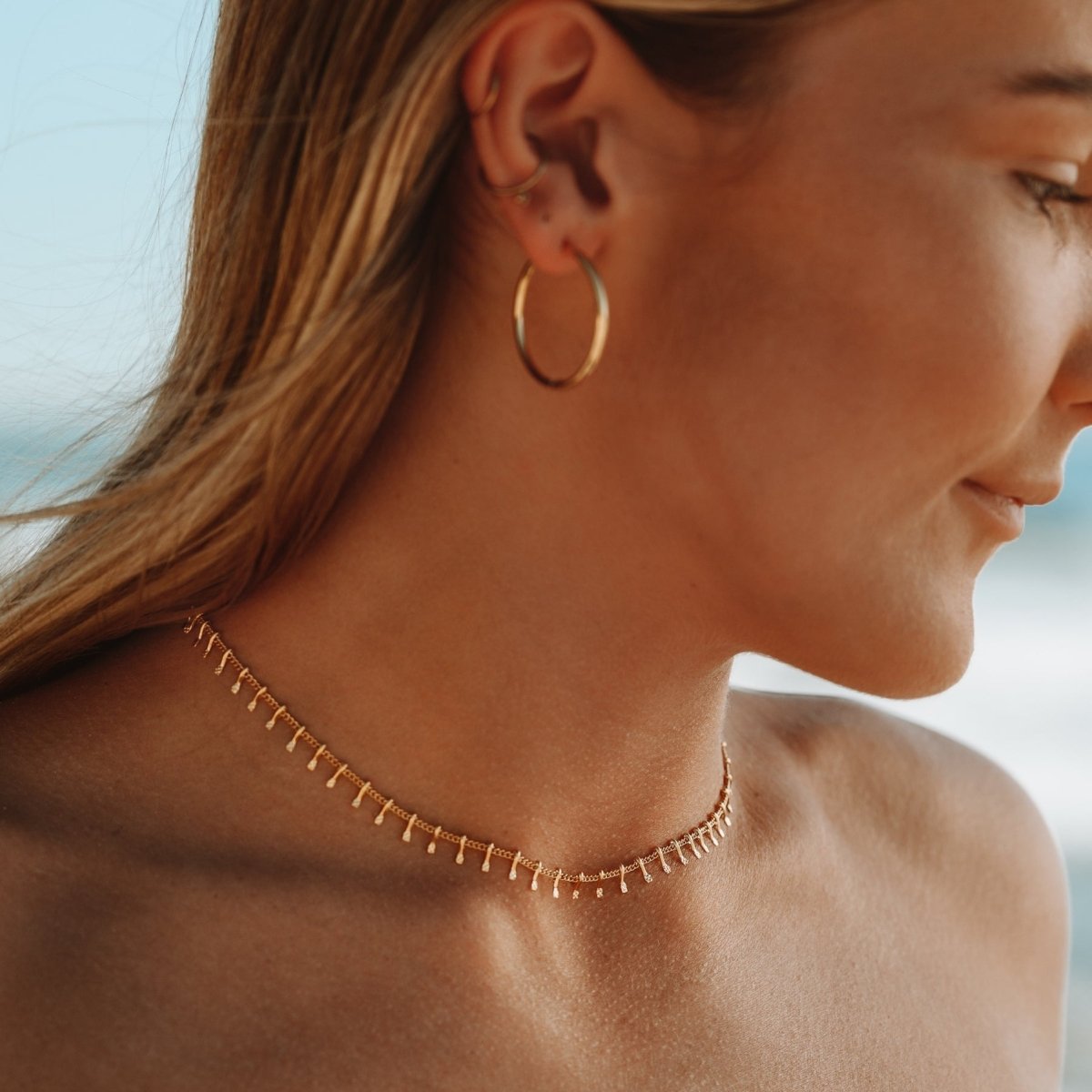 Gold Choker Necklace Margot