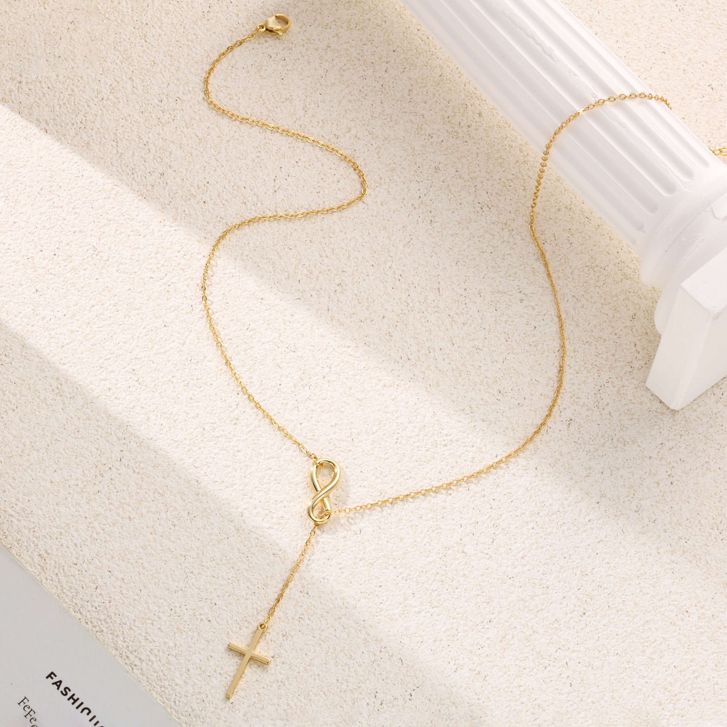 Gold Infinity Necklace Margot