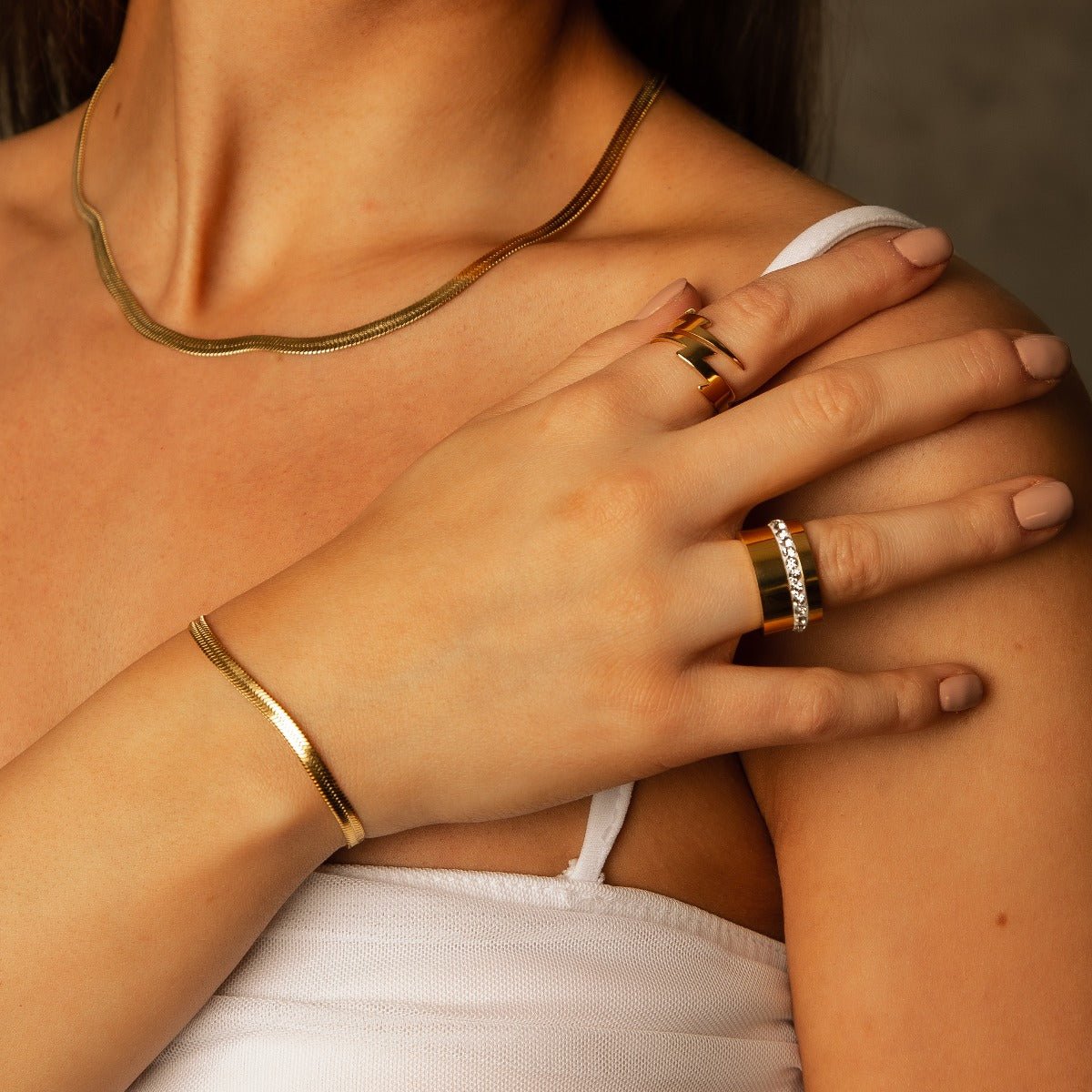 Gold Mesh Bracelet Margot