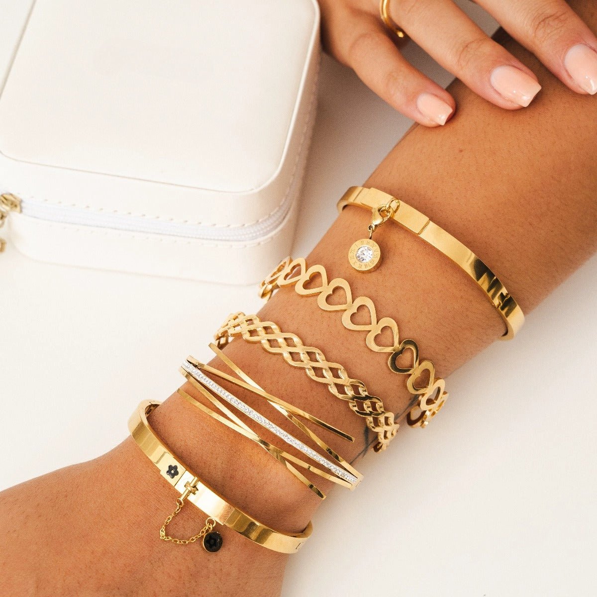 Gold Zirconia Bracelet Margot