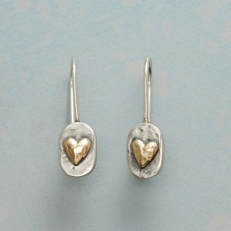 Heart Shaped Gold Earrings Margot