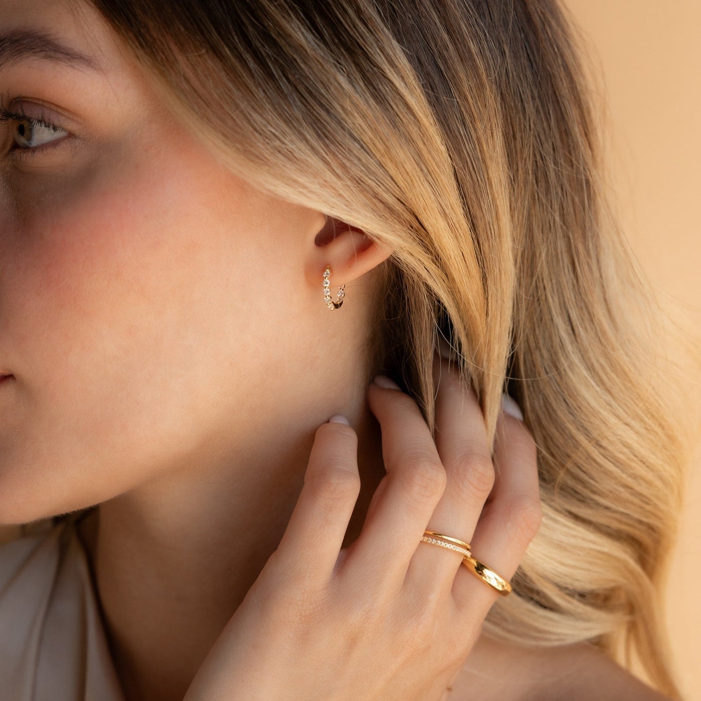 Inside Out Diamond Earrings Margot