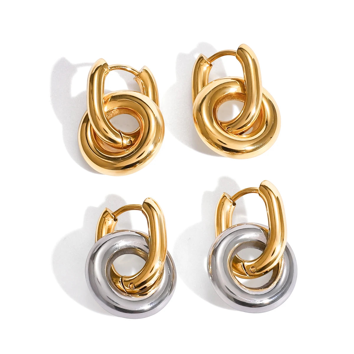 Intertwined Gold Earrings Margot