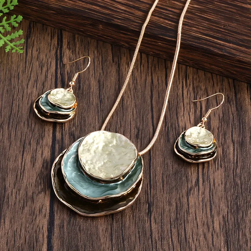 Layered Blue Stone Necklace Margot