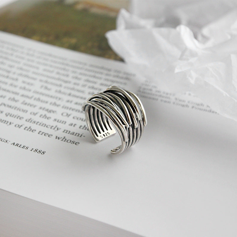 Layered Silver Ring for Everyday Wear Margot