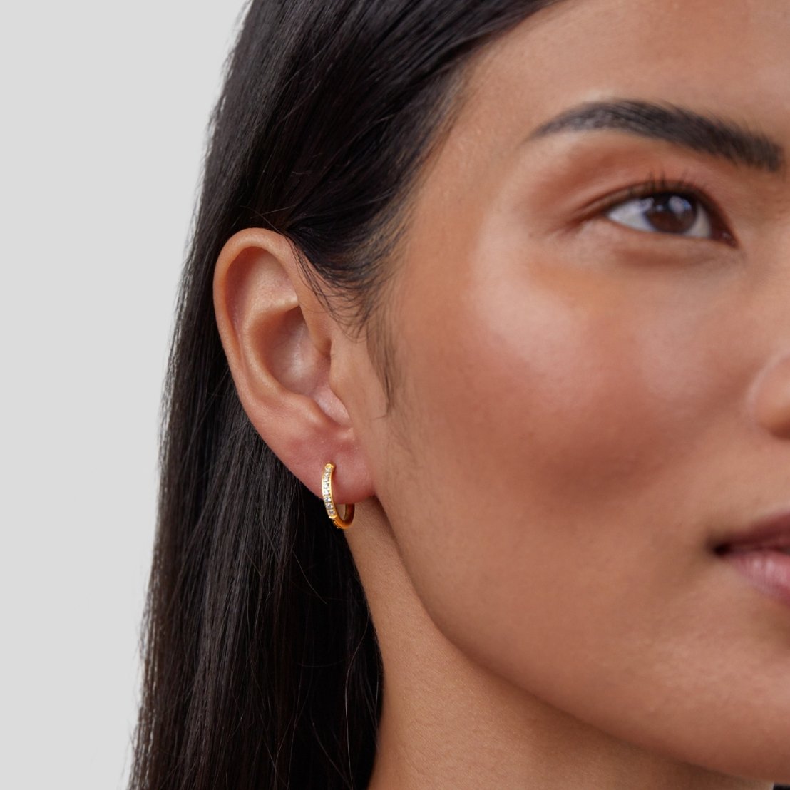 Small Gold Hoop Earrings Margot