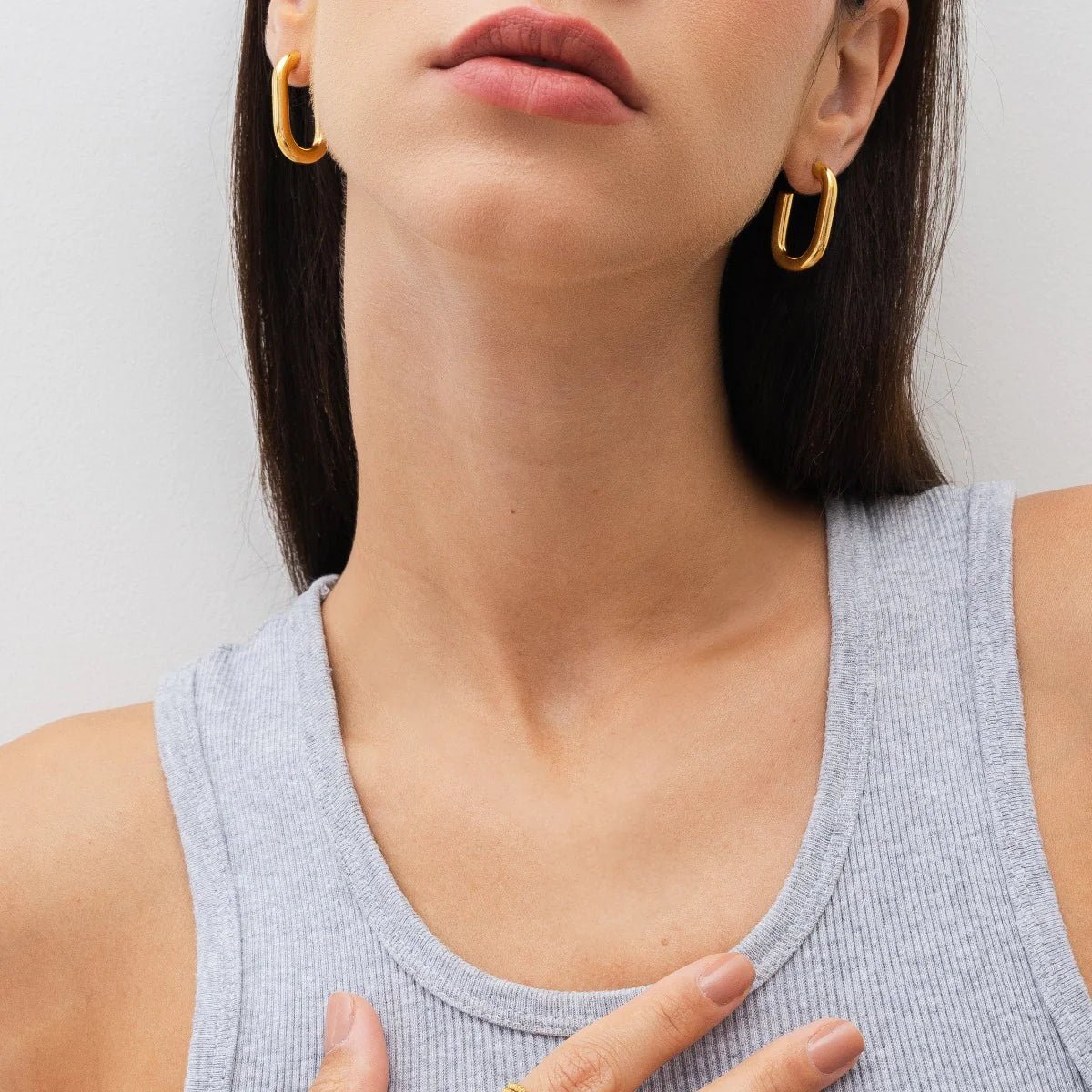 Small Gold Hoop Earrings Margot