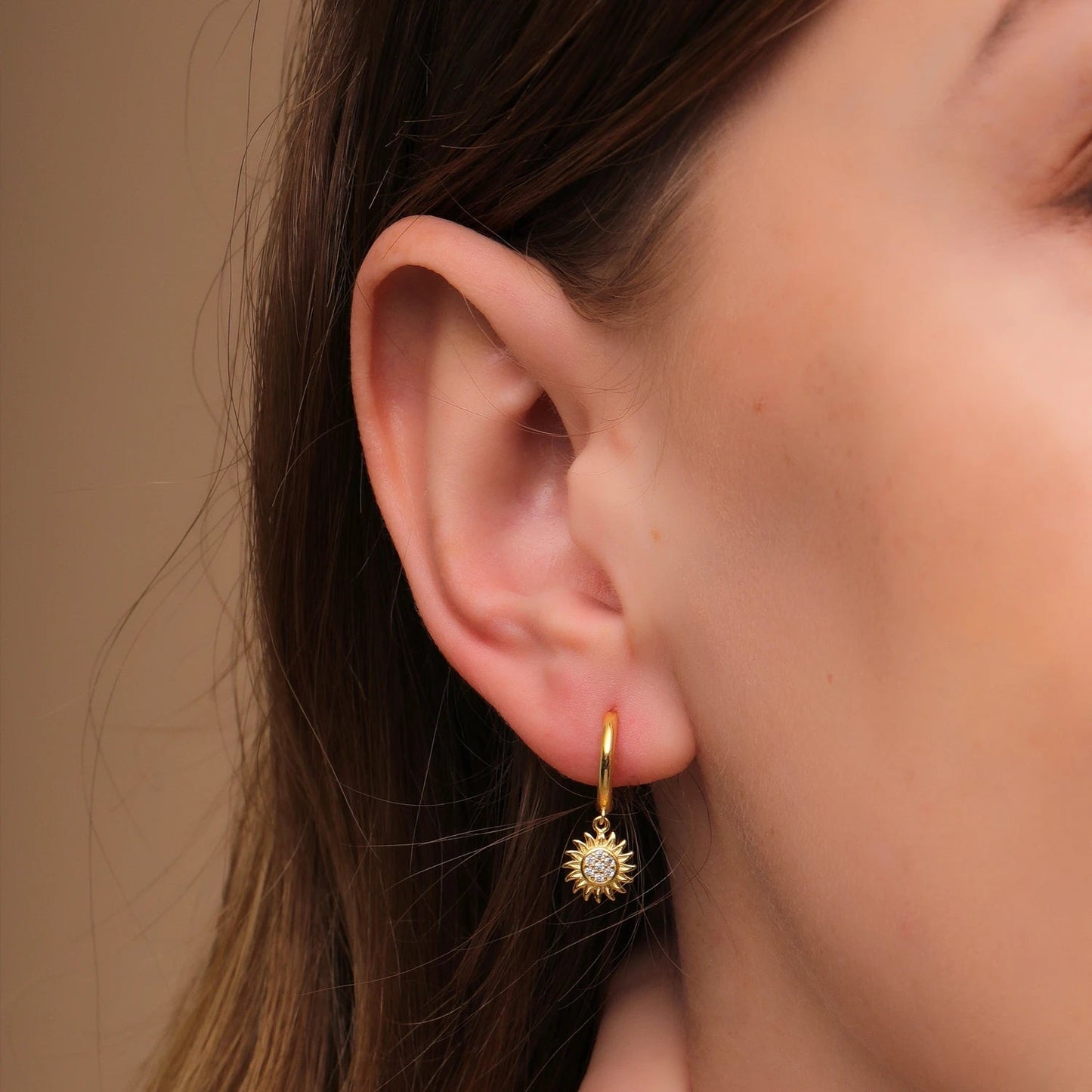 Sunburst Gold Earrings Margot