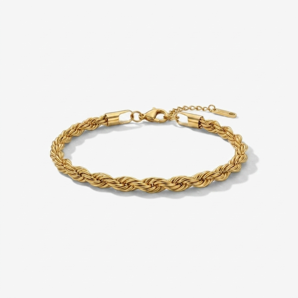 Textured Gold Bracelet Margot