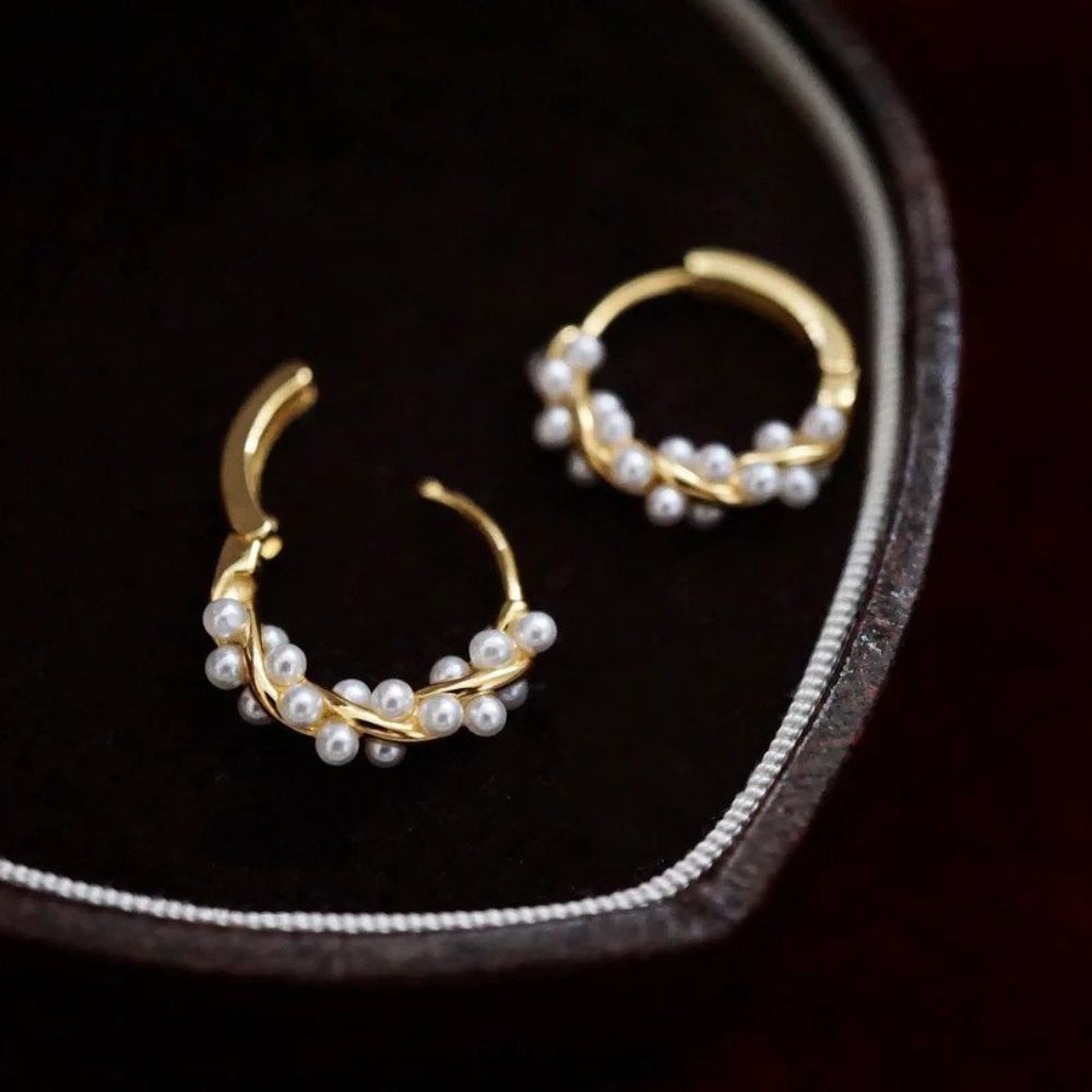 Twisted Gold Earrings Margot