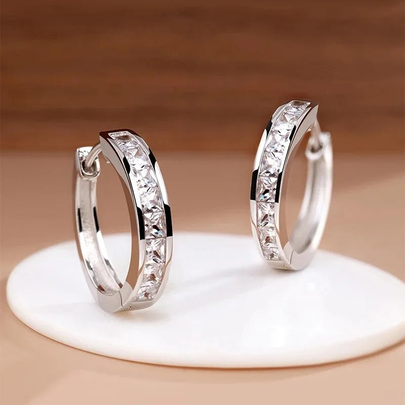 Abstract Silver Earrings Margot