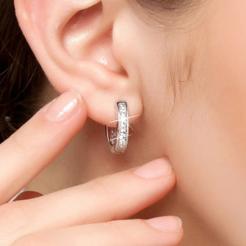 Abstract Silver Earrings Margot