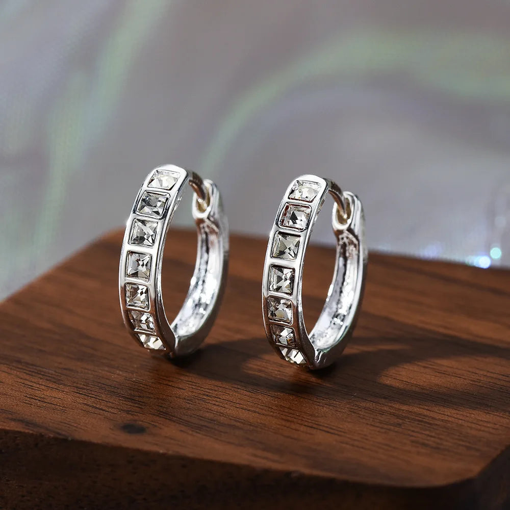 Abstract Silver Earrings Margot