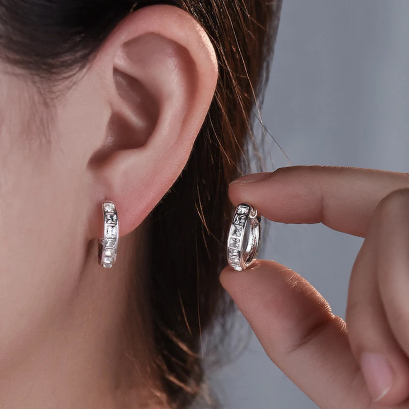 Abstract Silver Earrings Margot