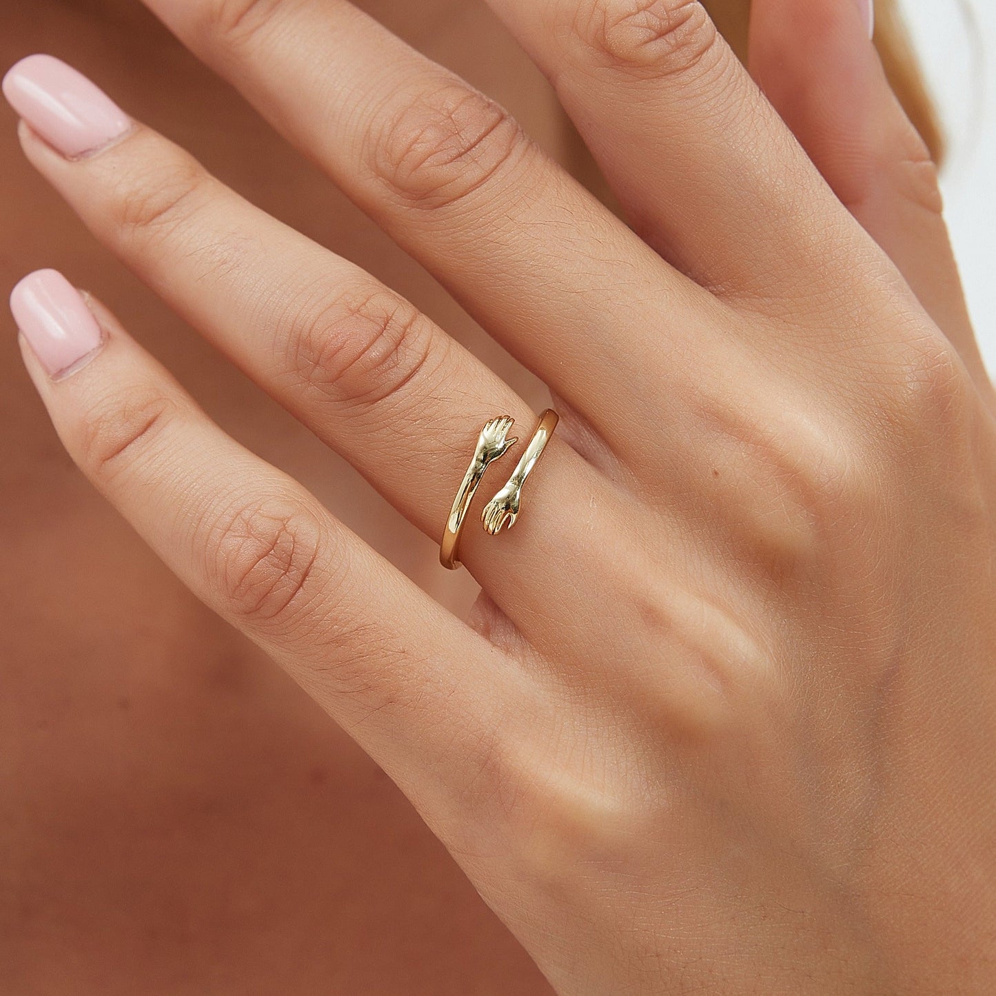 Adjustable Gold Hug Ring Margot