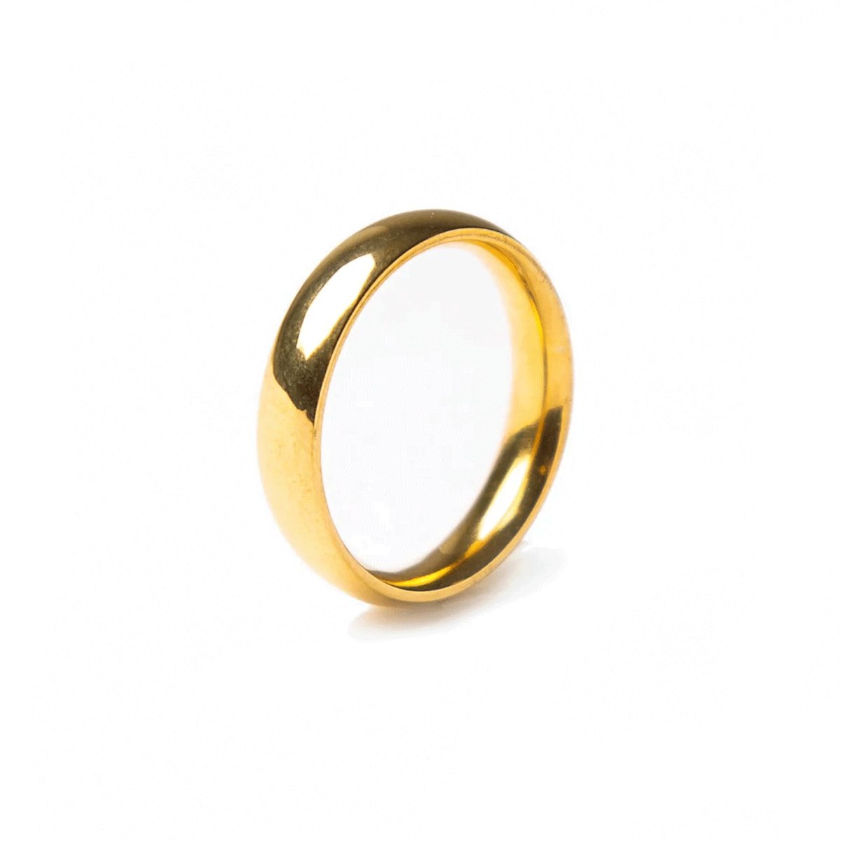 Anatomical Gold Wedding Ring Margot