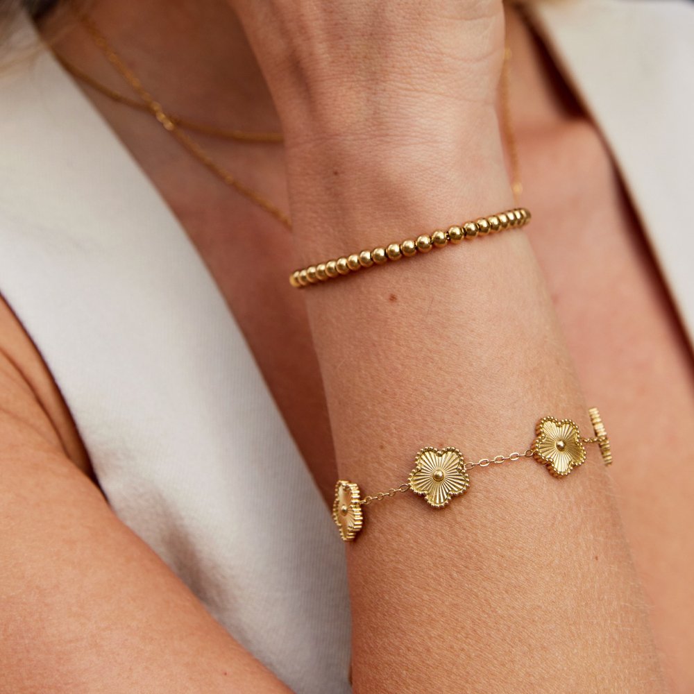 Beaded Gold Bracelet Margot