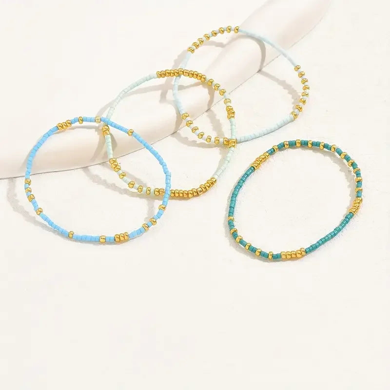Bohemian Turquoise Beaded Bracelet Margot