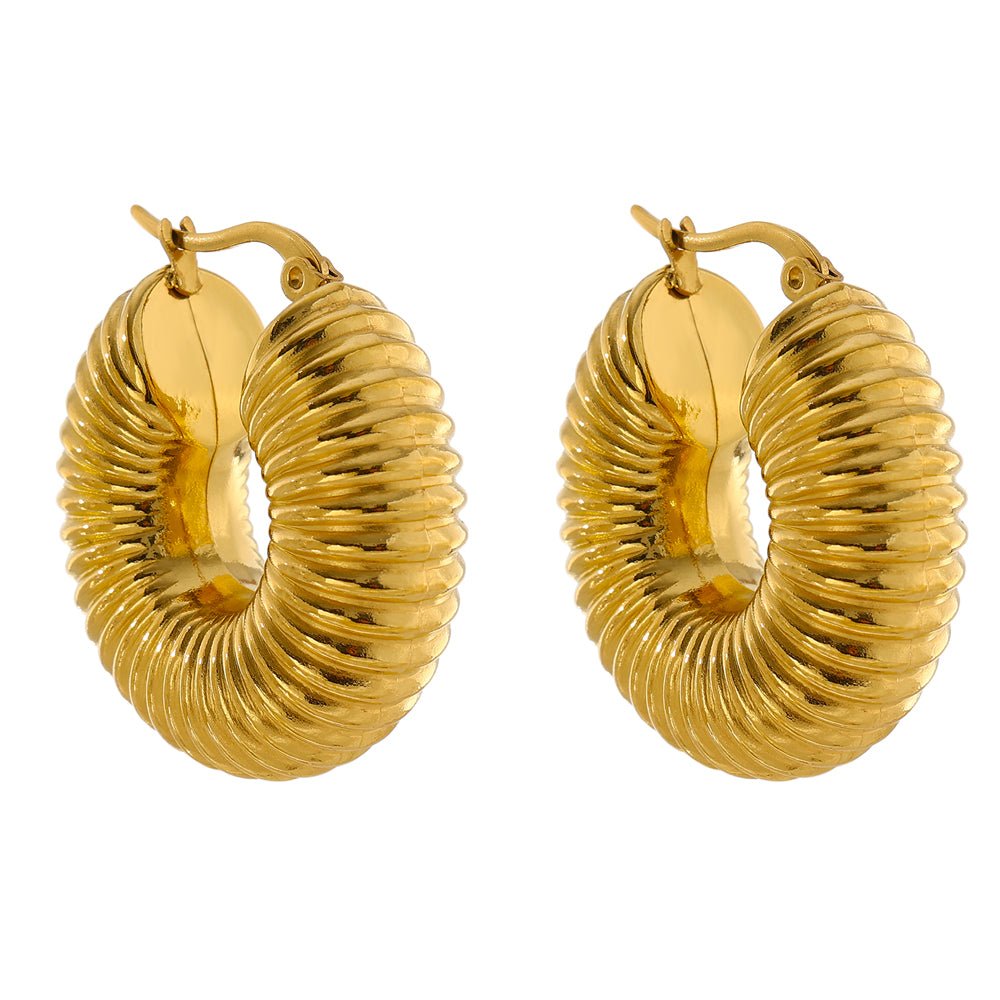 Bold Gold Hoop Earrings Margot
