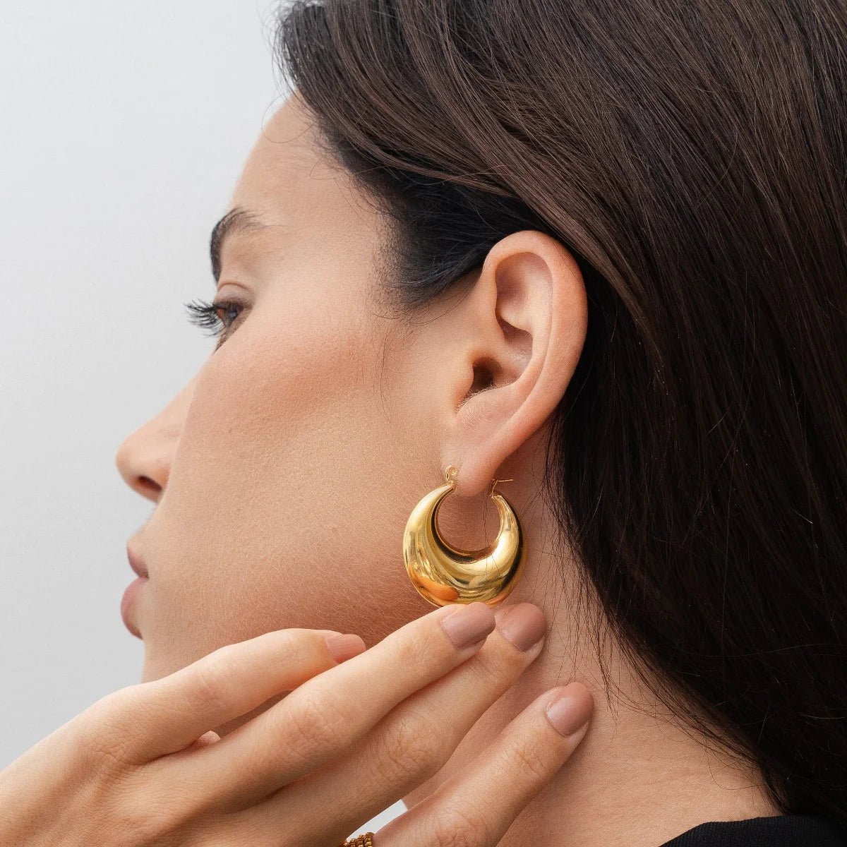 Bold Gold Hoop Earrings Margot