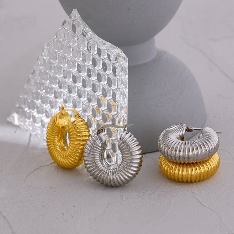 Bold Gold Hoop Earrings Margot