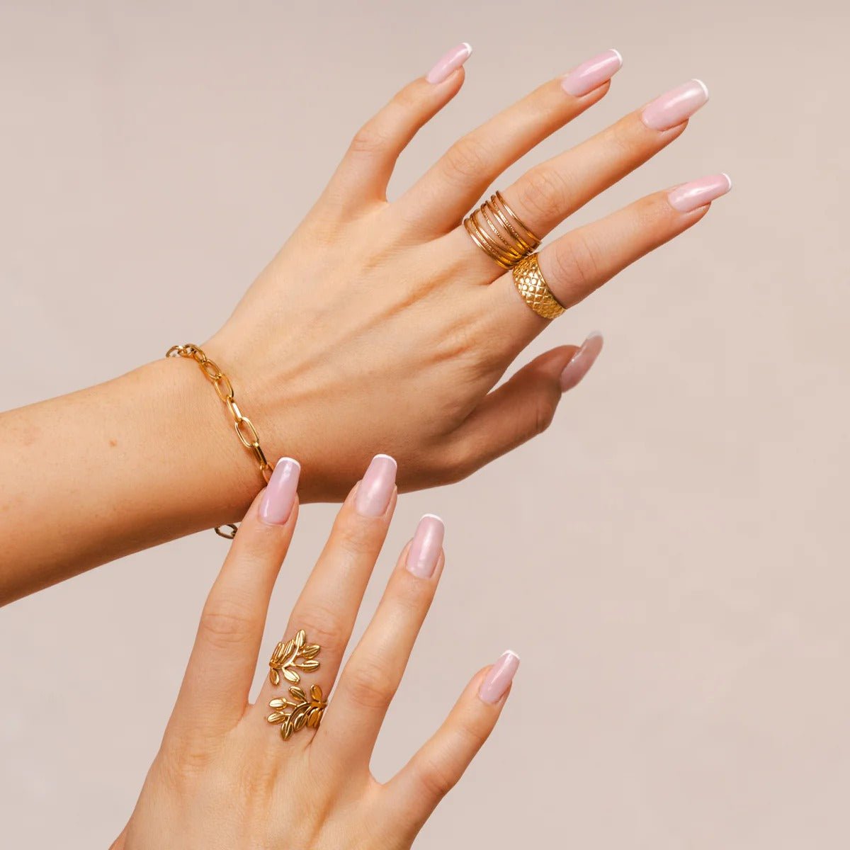 Botanical Gold Adjustable Ring Margot