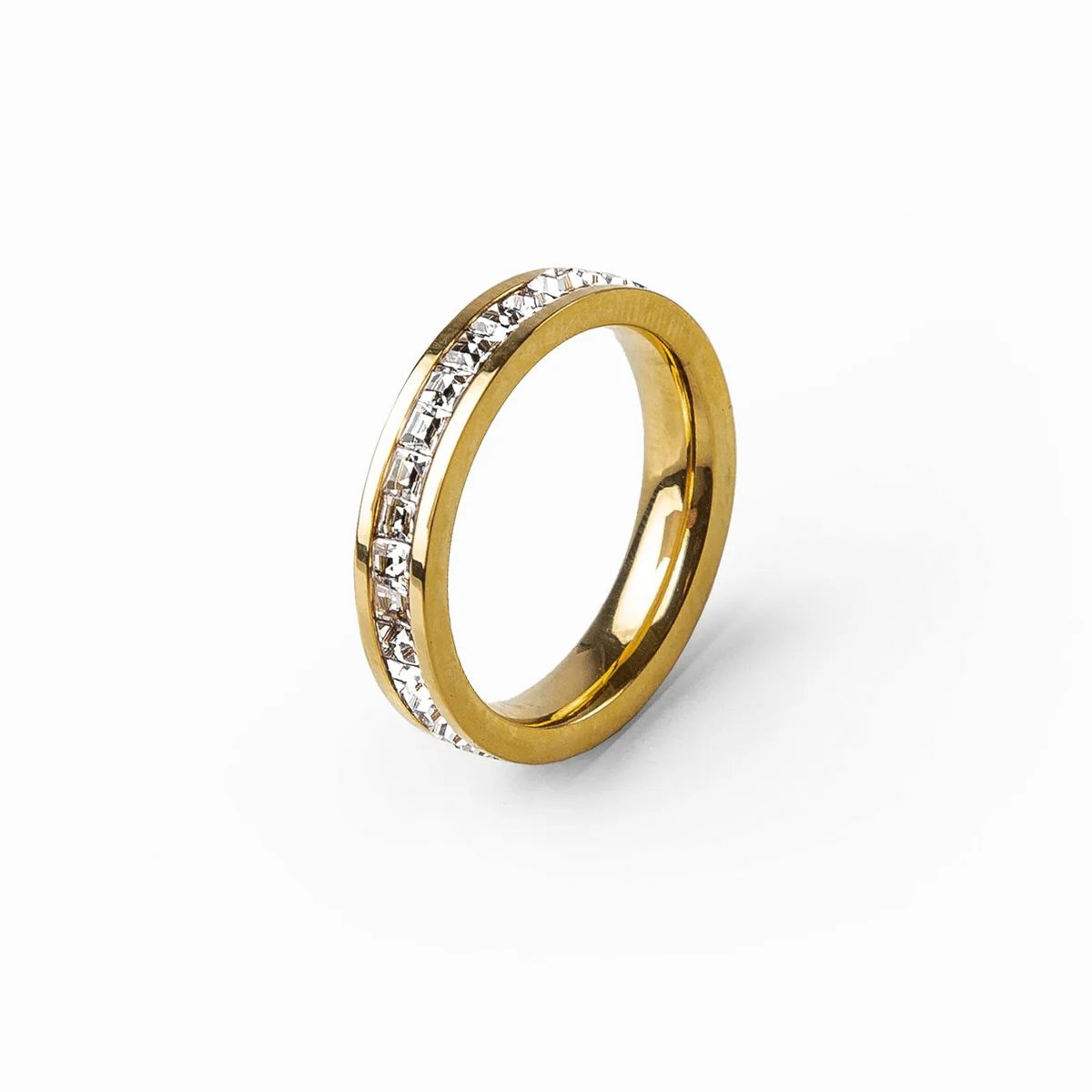 Brilliant Zirconia Solitaire Ring Margot