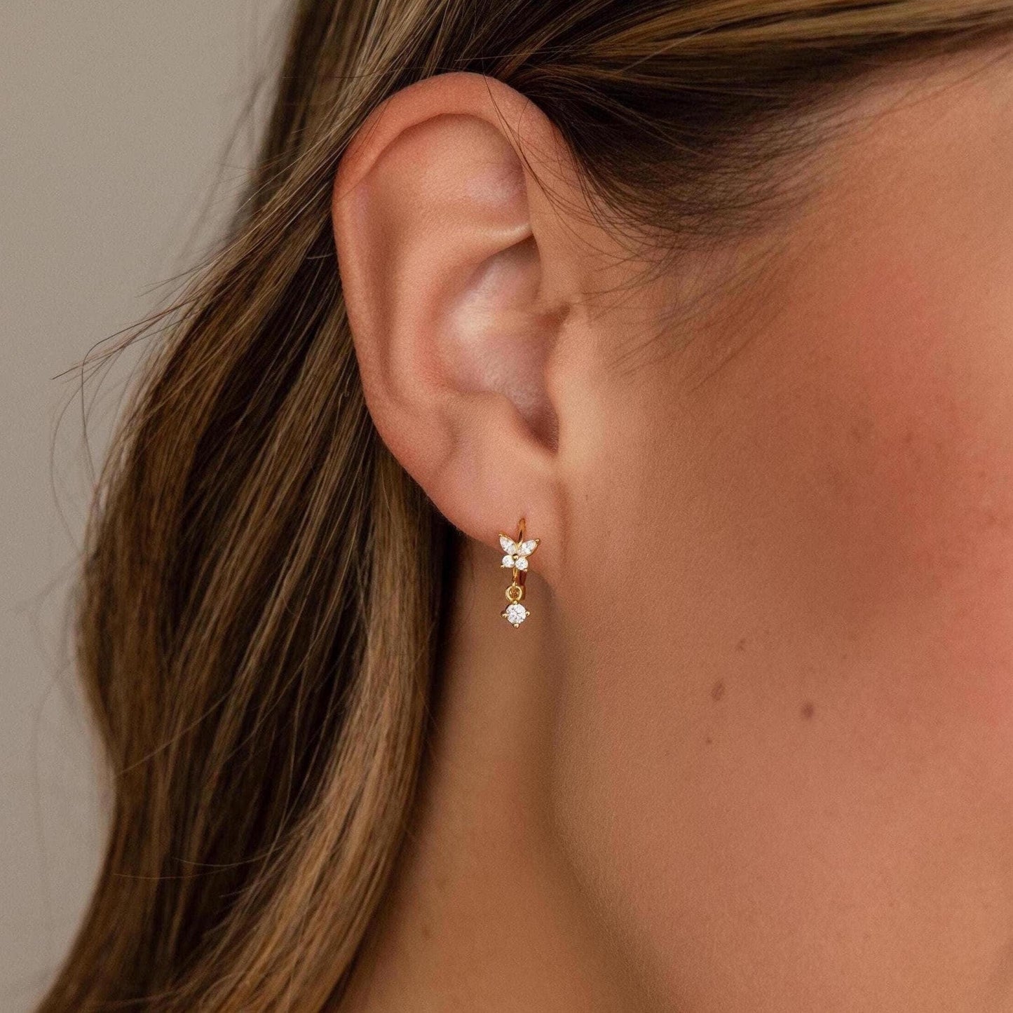 Butterfly Drop Earrings Margot