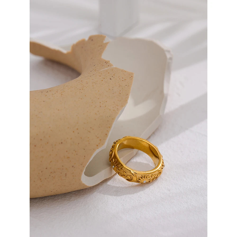 Celestial Gold Ring Margot