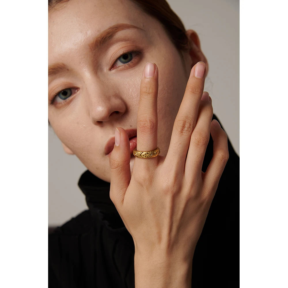 Celestial Gold Ring Margot