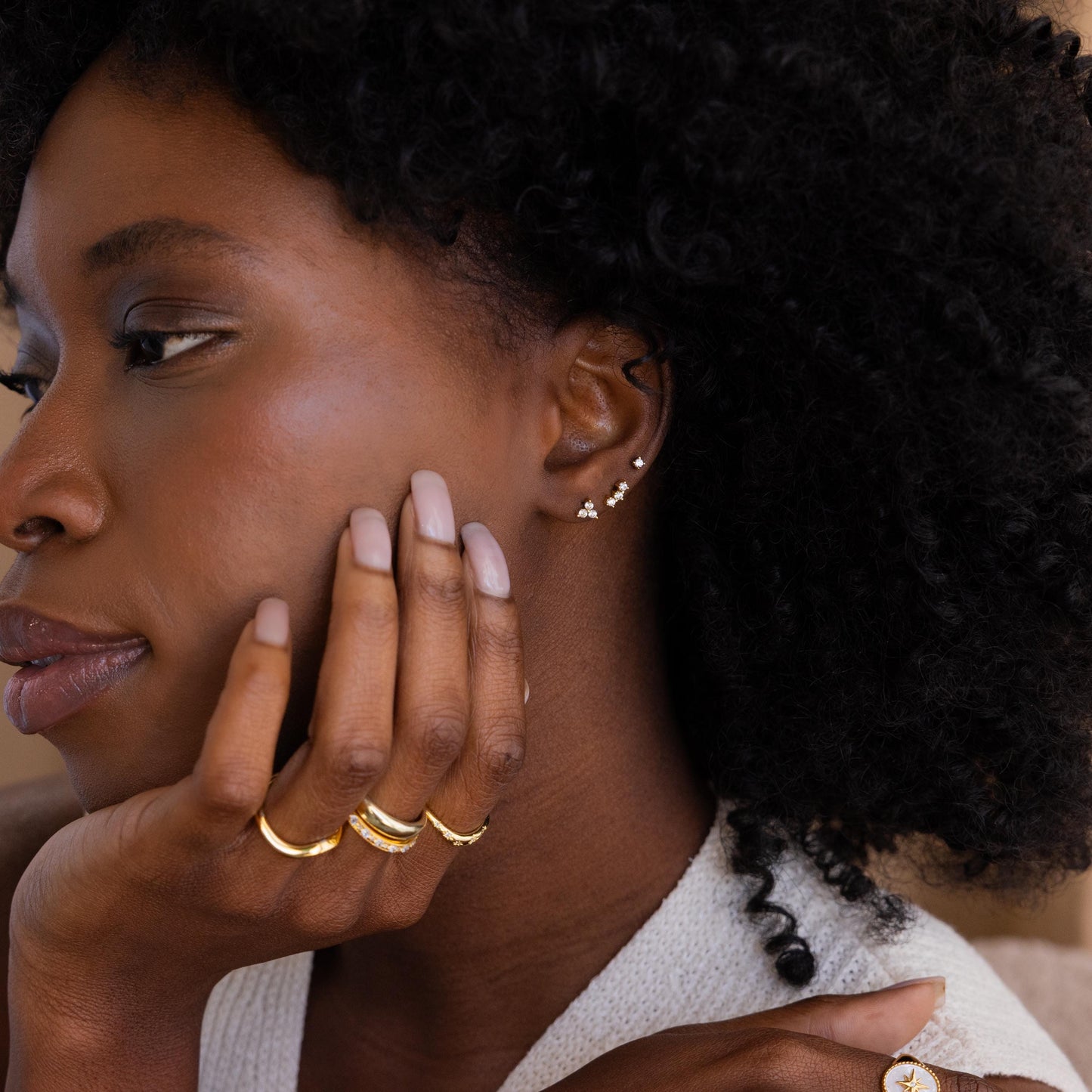 Celestial Stud Earrings Margot
