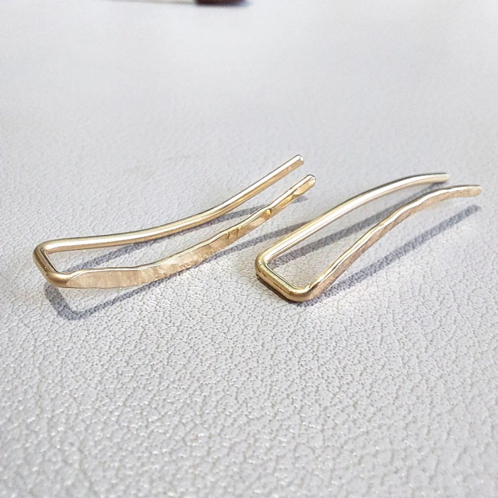 Chic Gold Climber Earrings Margot