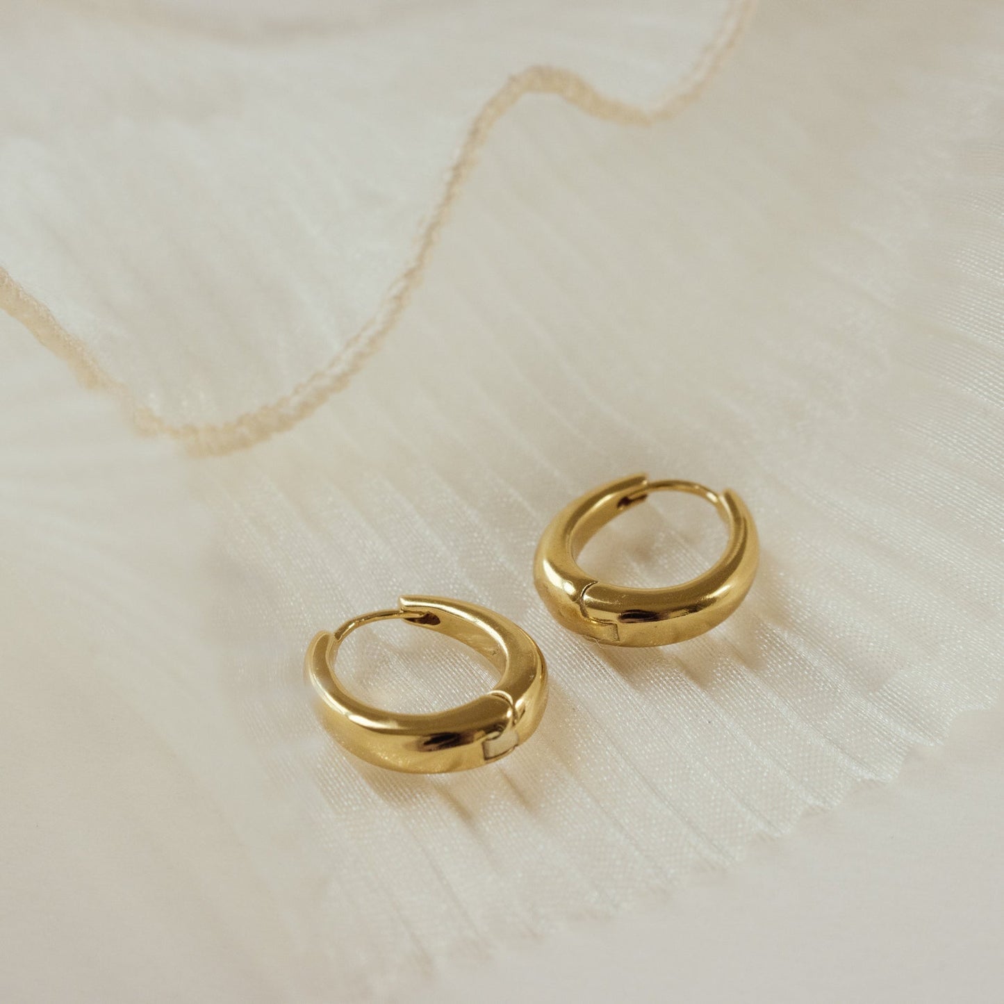 Chic Oval Hoop Earrings Margot