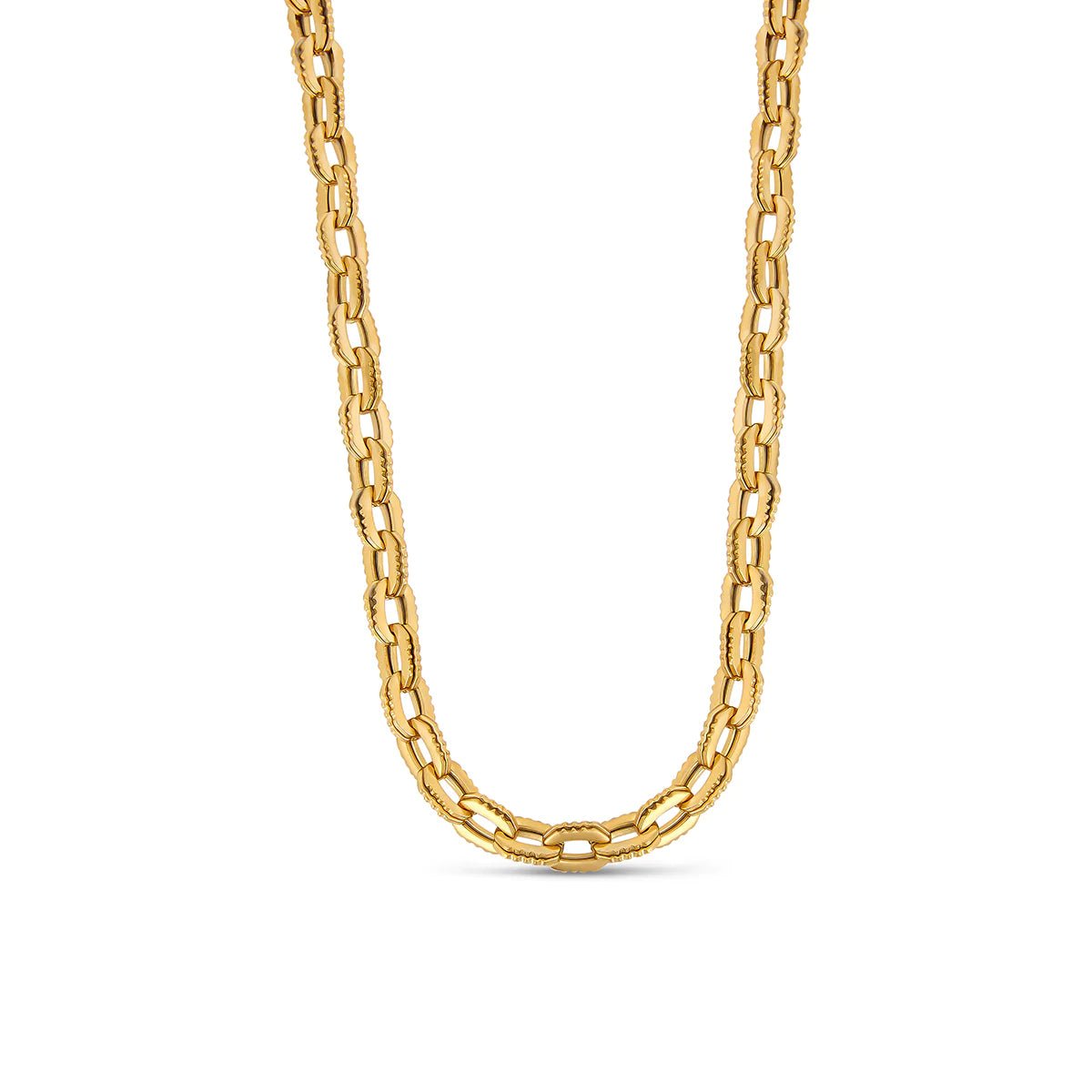 Chunky Gold Link Necklace Margot