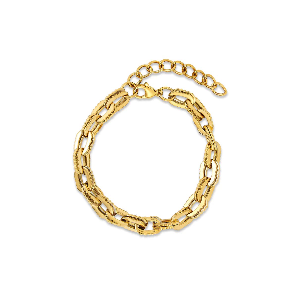 Chunky Link Gold Bracelet Margot