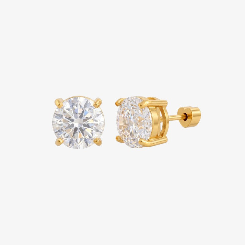 Classic Gold Crystal Earrings Margot