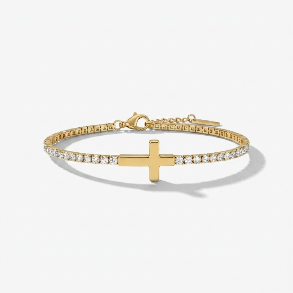 Classic Gold Tennis Bracelet Margot