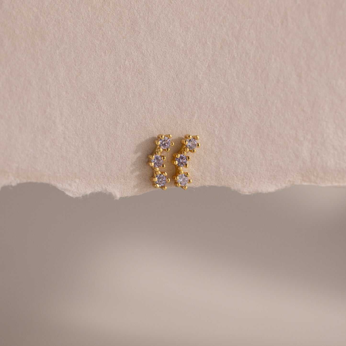 Cluster Flatback Stud Earrings Margot
