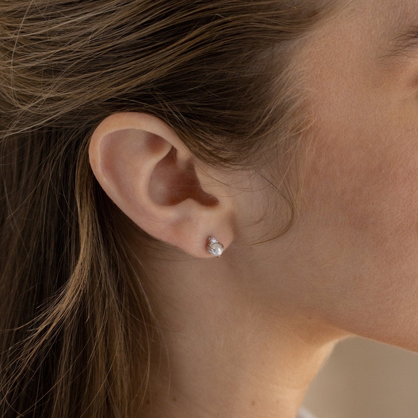 Contemporary Pearl Earrings Margot