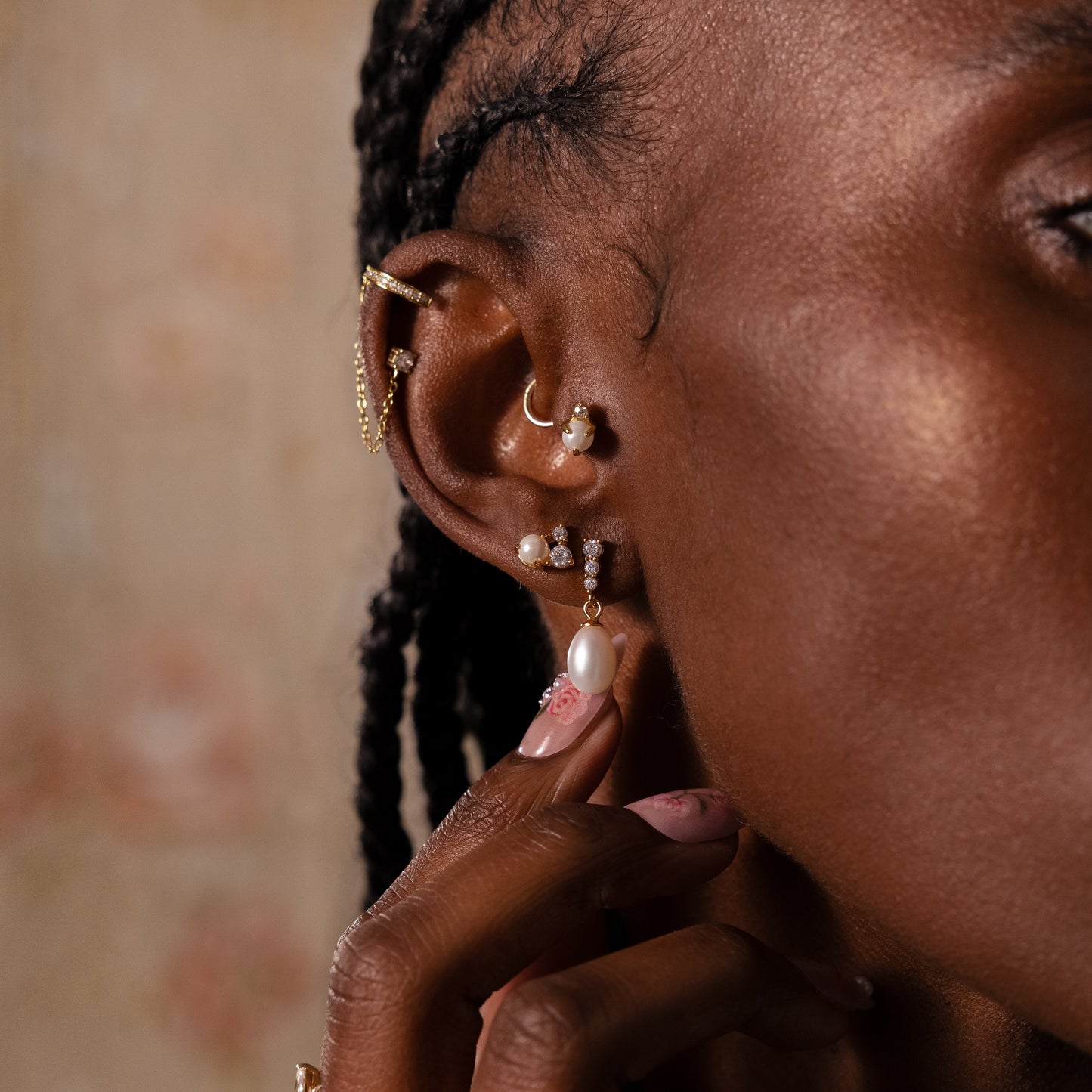Contemporary Pearl Earrings Margot
