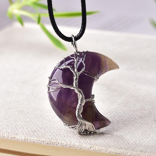 Crescent Gold Necklace Margot