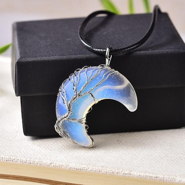 Crescent Gold Necklace Margot