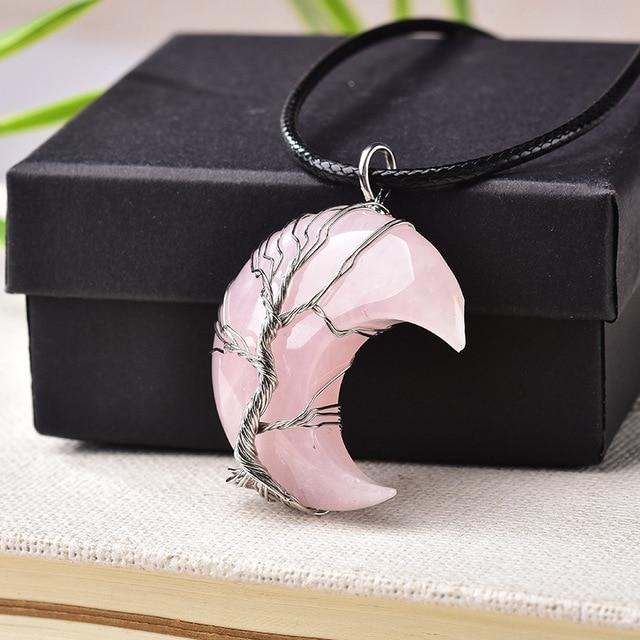 Crescent Gold Necklace Margot