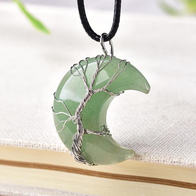 Crescent Gold Necklace Margot