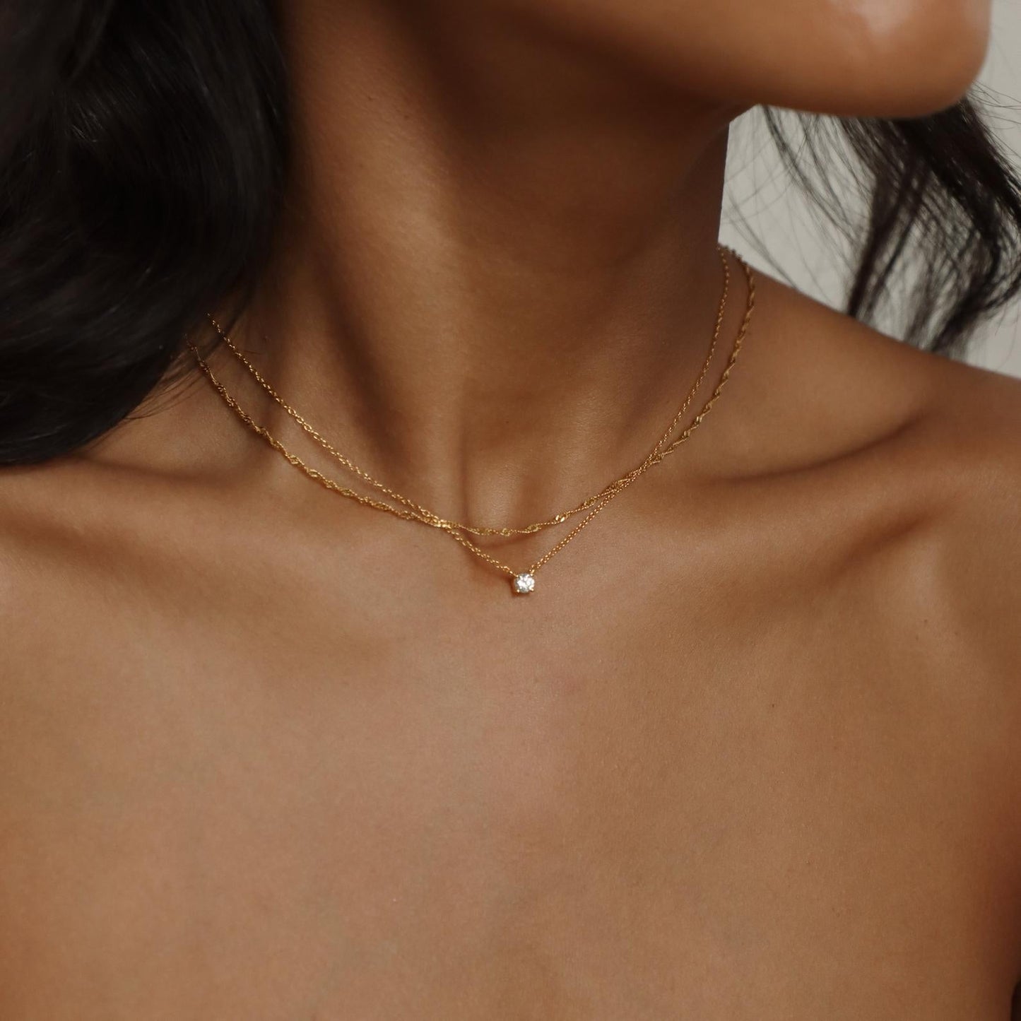 Dainty Diamond Necklace Margot